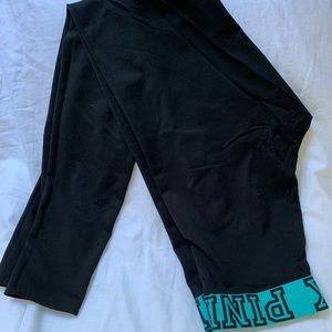 PINK Yoga- Black Leggings Athletic